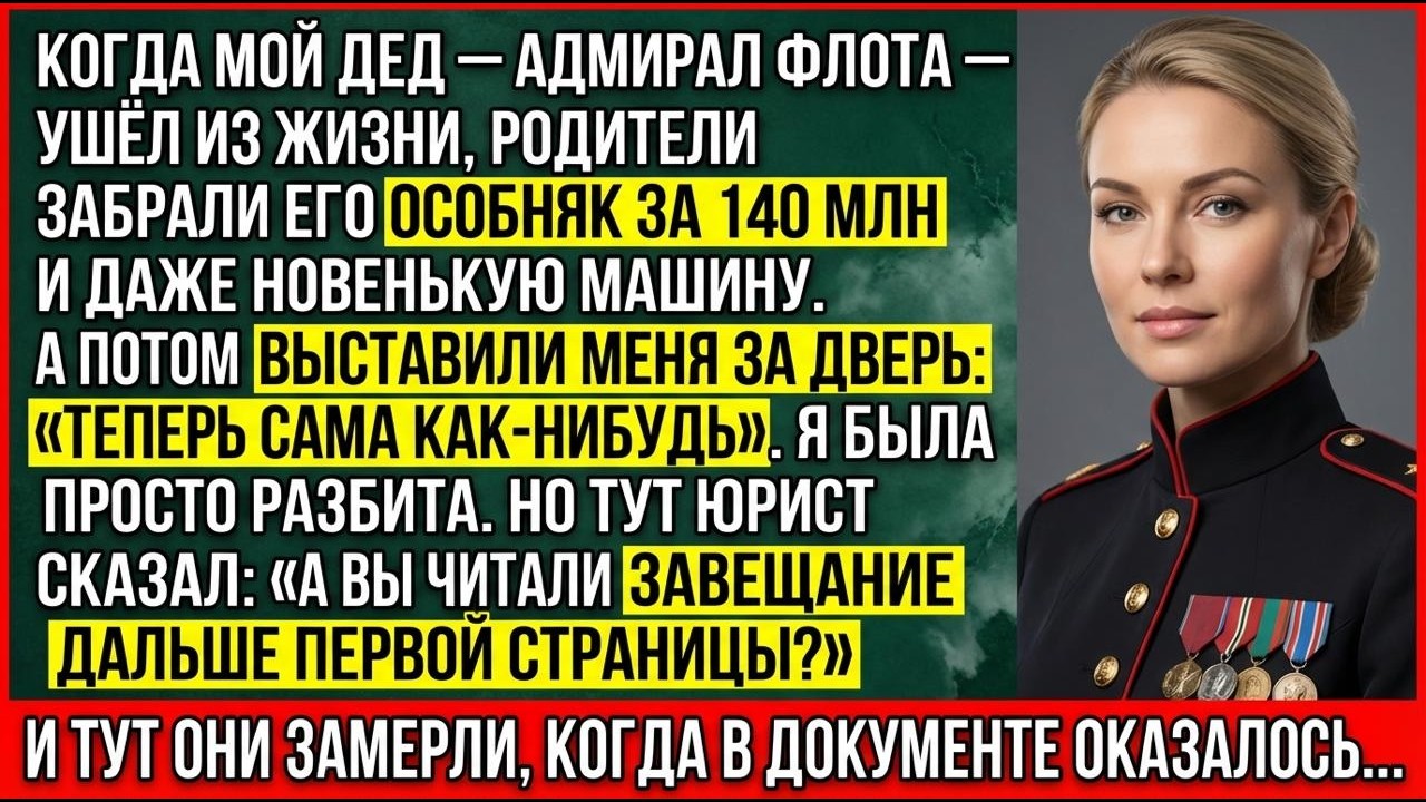 Родители Забрали Особняк Деда-Адмирала За 140 Млн… А Потом Юрист Перелистнул Страницу