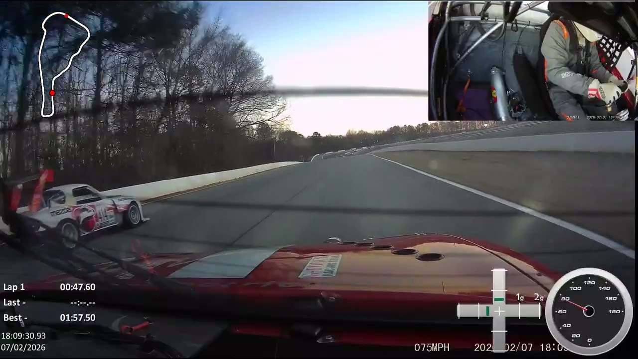 Brick City Racing Champcar Road Atlanta 2026.  Goodens data lap