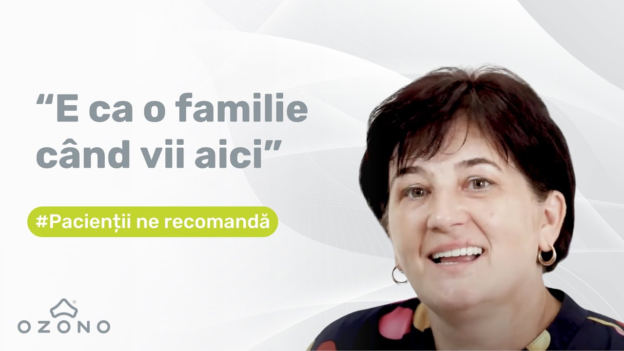 Ileana Bobu, pacientă din Iași, reabilitare orală complexă cu implanturi dentare