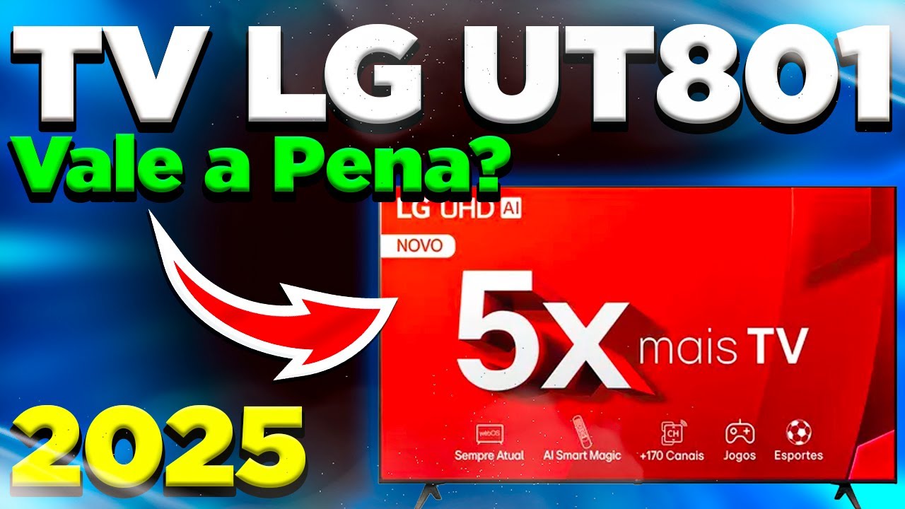 NOVA TV 4K LG UT801 | O Que Muda em Relação à LG UT8050? COMPARATIVO!
