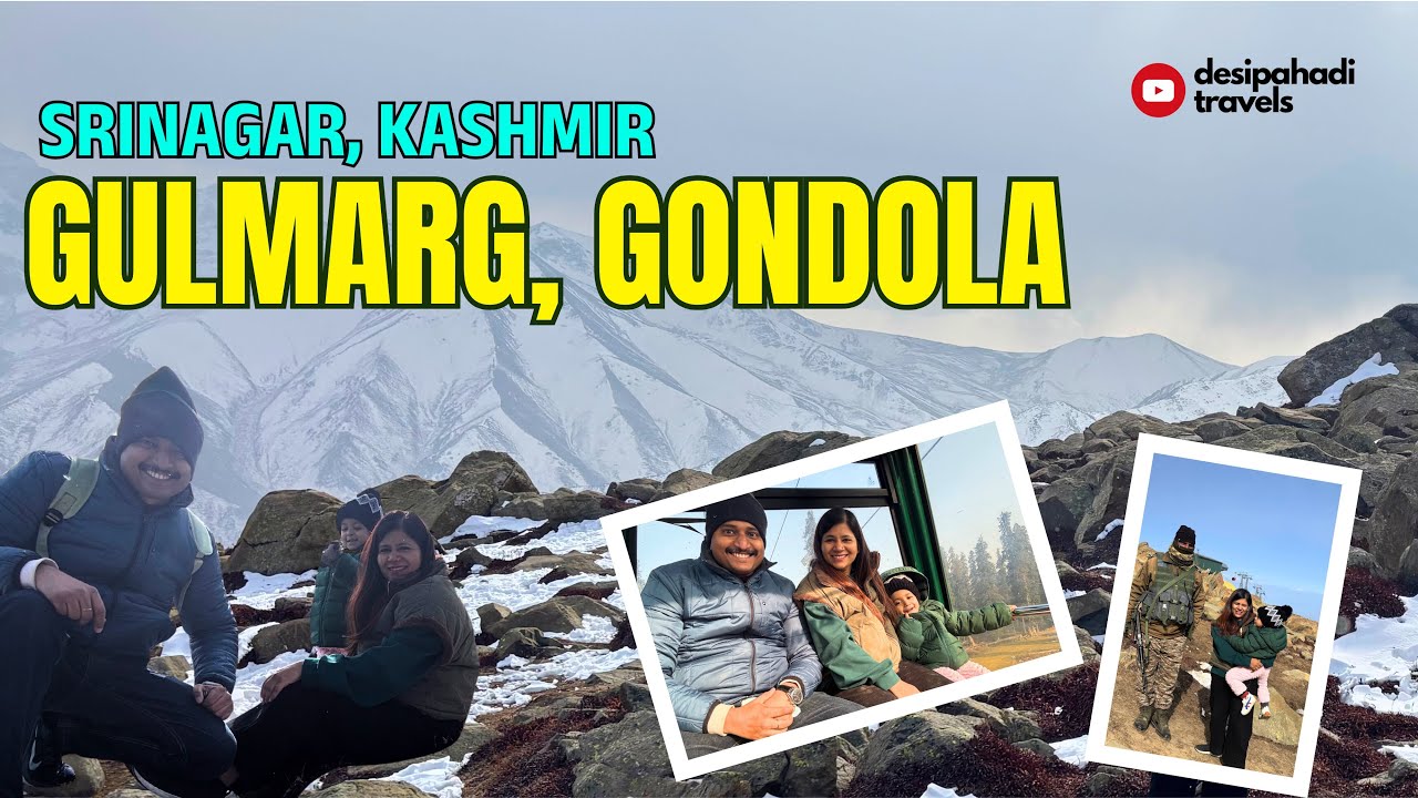 Delhi to Srinagar से Gulmarg Road Trip 🏔️ | Family + Kids | Kashmir Vlog