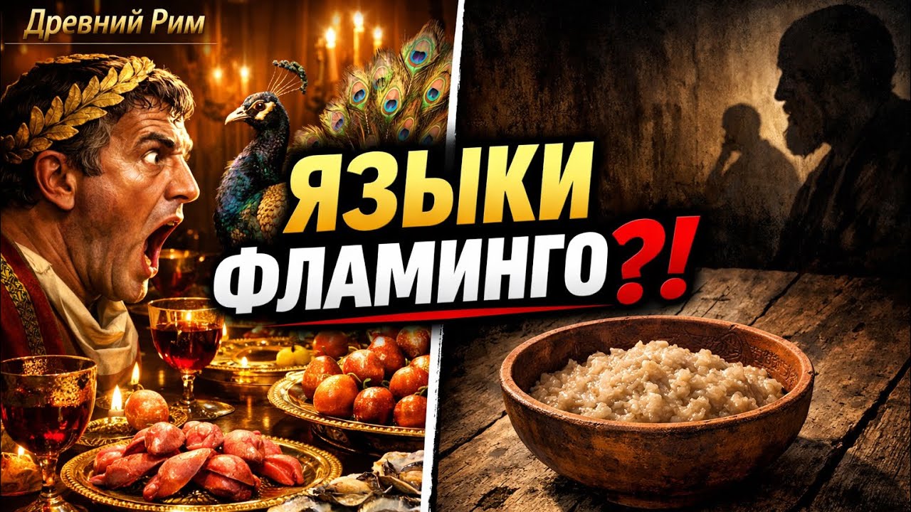 Что ели в Древнем Риме? Языки фламинго, гарум и пиры | Еда императоров