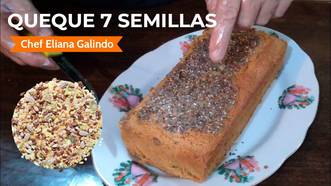 Queque de 7 SEMILLAS | Harina siete semillas | Queques nutritivos