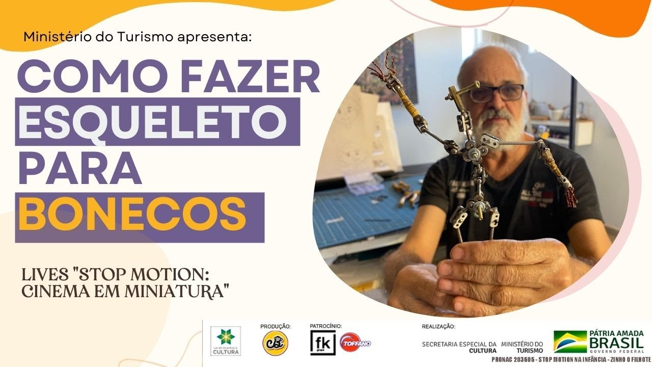 Como fazer o esqueleto de boneco para Stop Motion