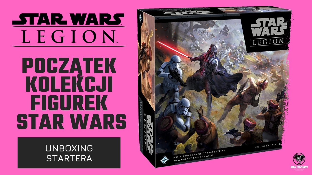 Star War Legion - starter. Początek kolekcji figurek z Gwiezdnych Wojen. Masa malowania na jesień.