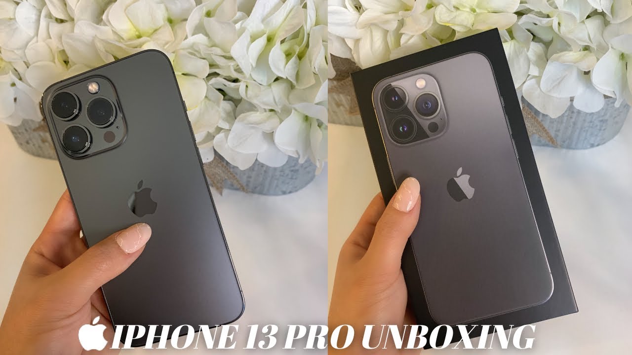 НОВЫЙ ГРАФИТОВЫЙ IPHONE 13 PRO РАСПАКОВКА | тест камеры, распаковка телефона и аксессуаров!