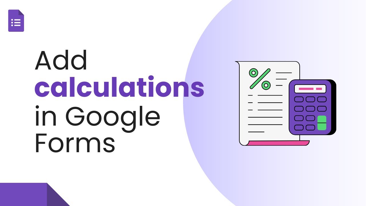 Как добавить вычисления в Google Формы