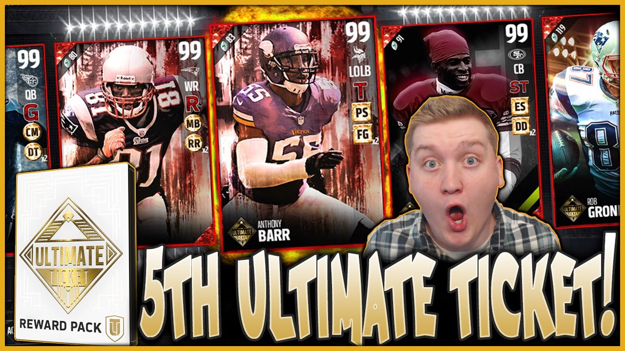 OMG! MY 5TH ULTIMATE TICKET! | ANOTHER FREE ULTIMATE TICKET! | MUT 17 UT PACK OPENING
