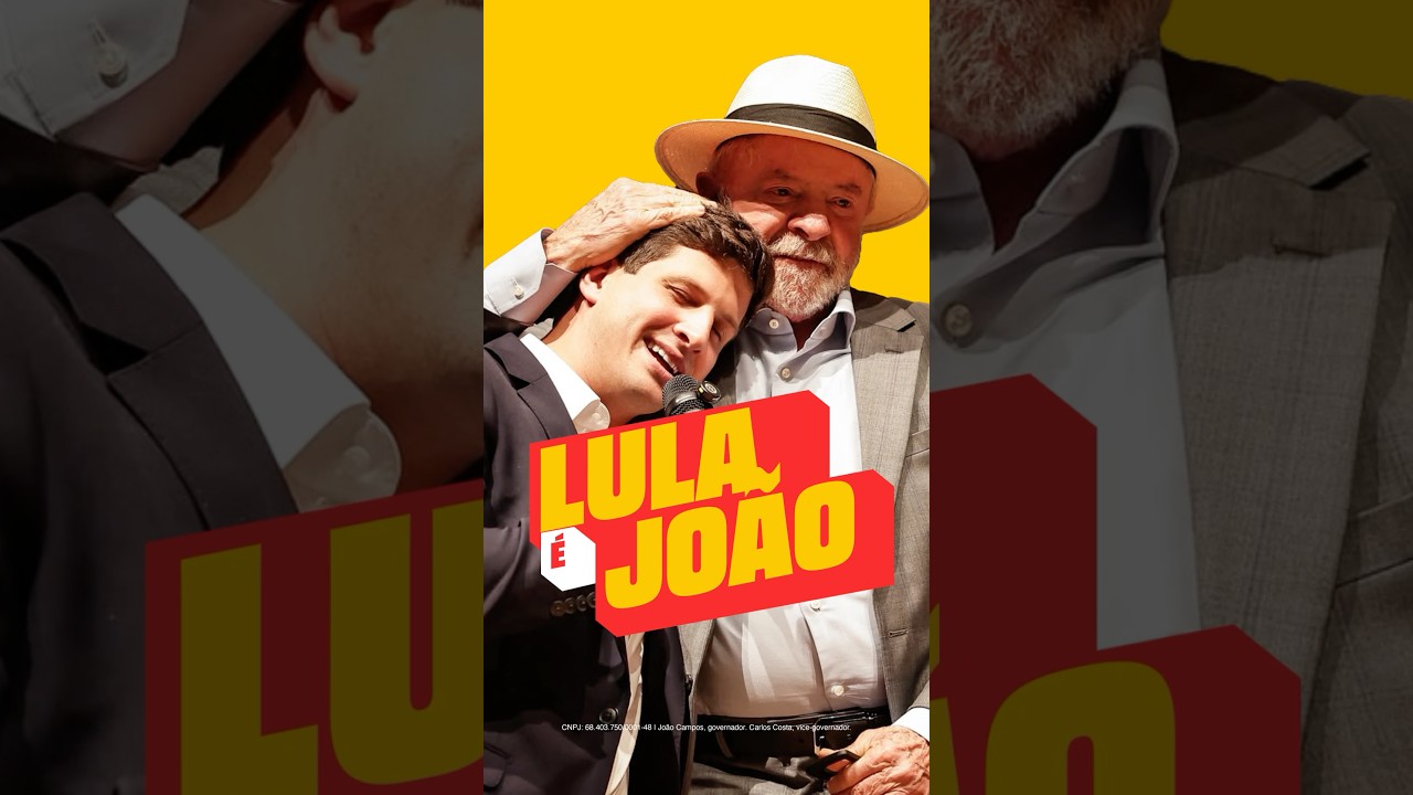 Faltam 13 dias pra gente votar l&aacute; e l&ocirc;. Lula, presidente, e Jo&atilde;o, governador! 13 e 40!💛❤️