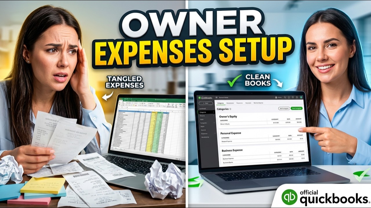 Учет личных расходов в QuickBooks [упрощенная версия]