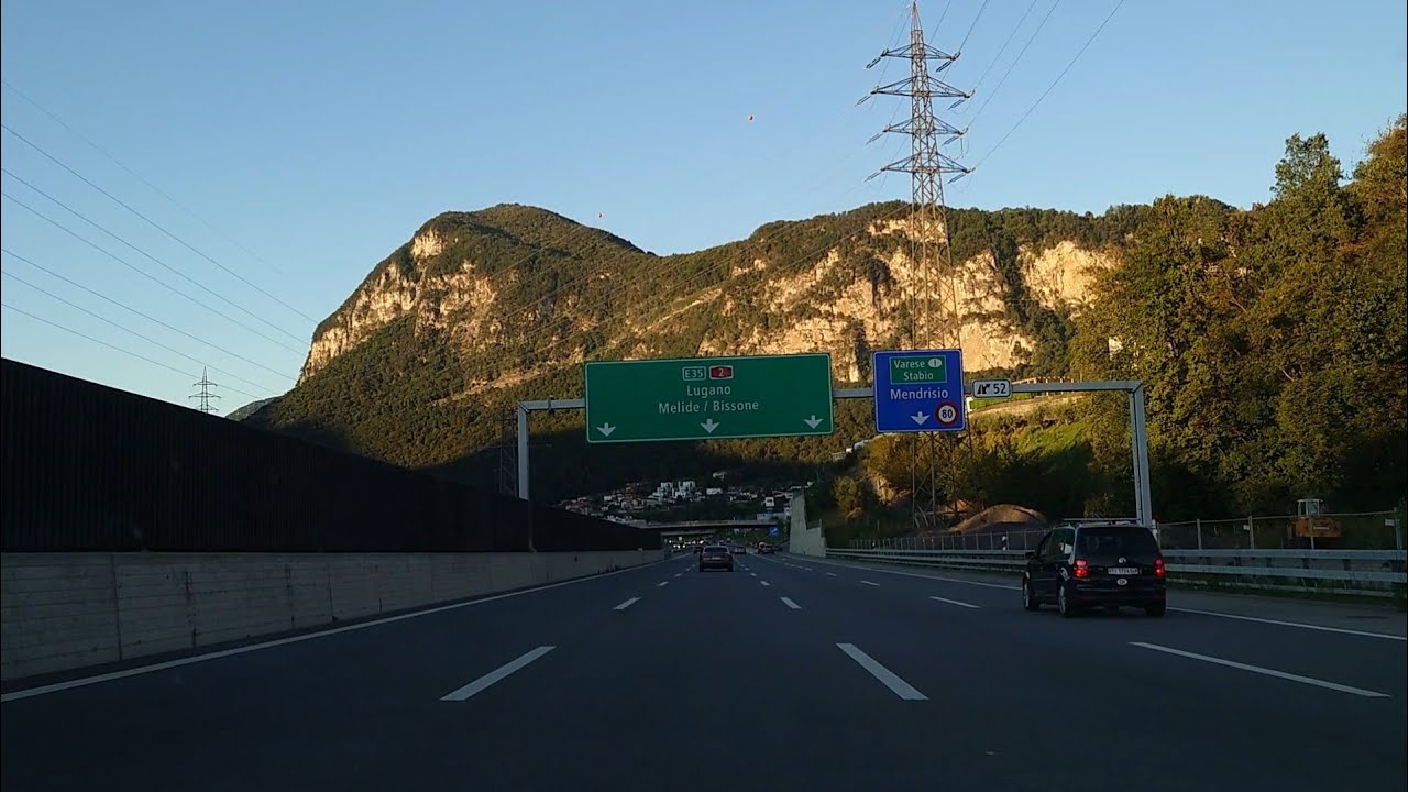 Ticino, Lugano, Melide, Chiasso, Fahrt durch die Schweizer Alpen, Tessin, #schweiz #svizzera #ti
