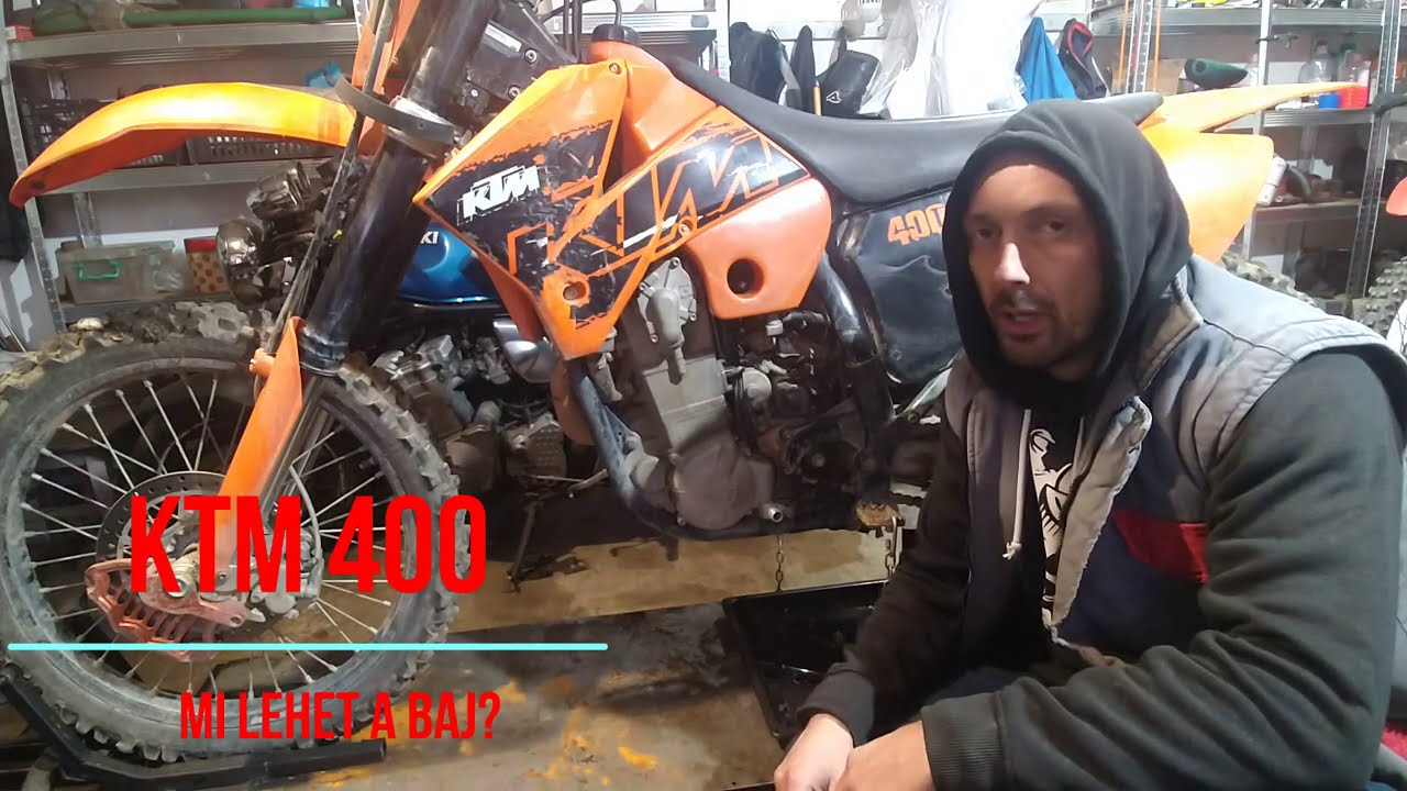 Inditasi problemak kiszurese KTM 400.