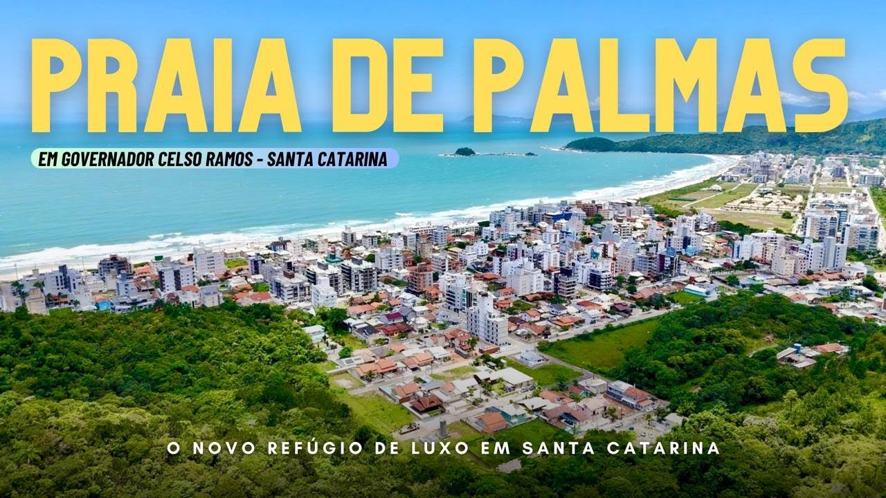 Praia de Palmas: O paraíso que mais cresce em Santa Catarina (Imagens Aéreas 4K)
