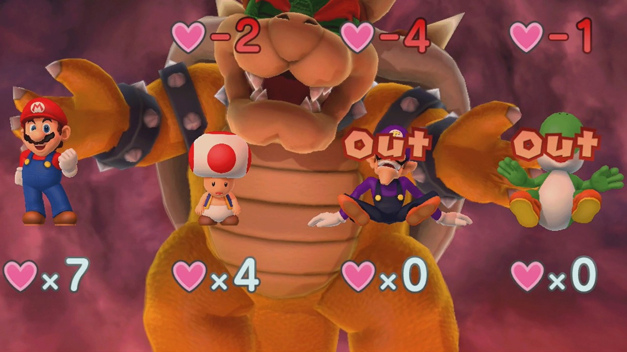 Mario Party 10 - Mario vs Toad vs Waluigi vs Yoshi vs Bowser - Chaos Castle