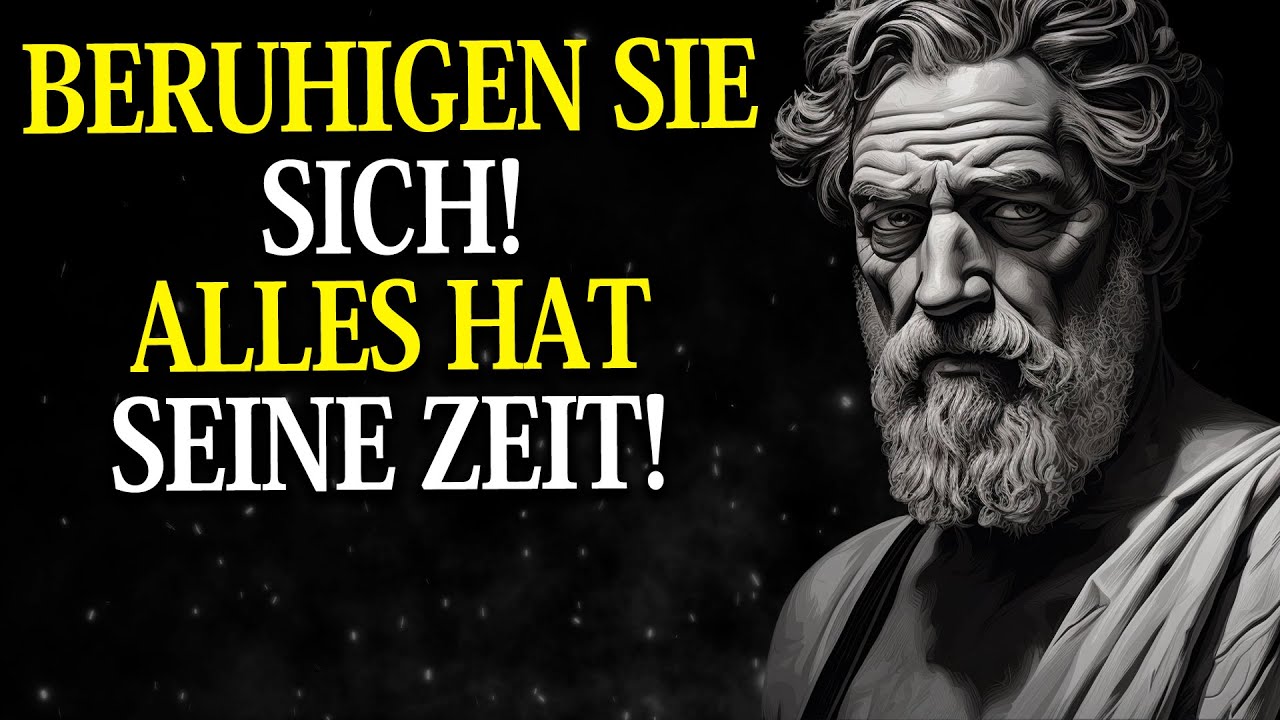 Akzeptiere das Leben LEIDE NICHT sondern LEBE jede Minute | STOIZISMUS