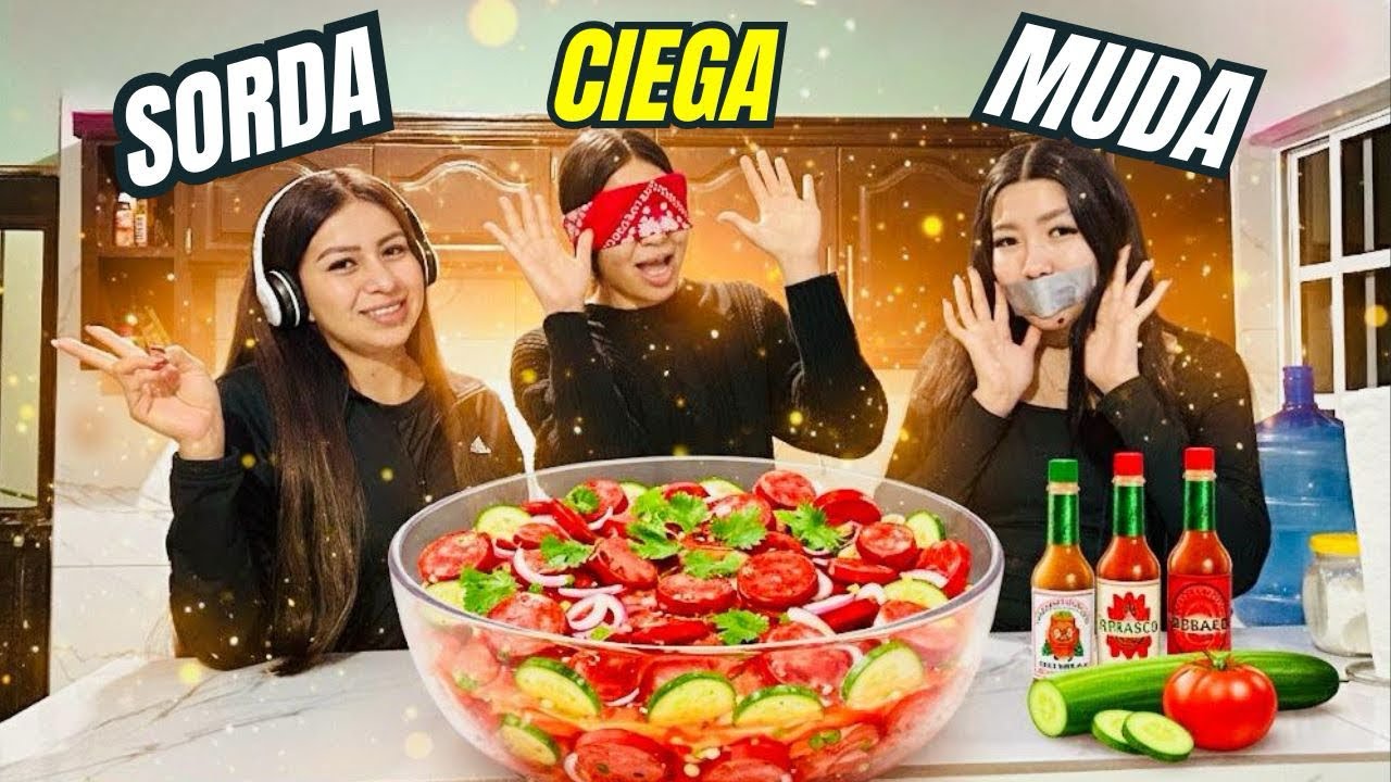 ¡COCINAMOS SIN VER, HABLAR Y ESCUCHAR!🤯/Soy Bicha Venadette⚽️🦌