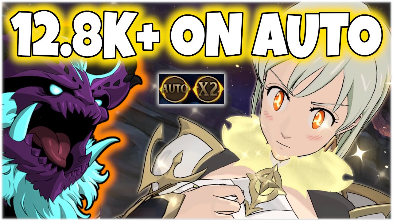 EASY AUTO!!12.8K+ GUILD BOSS KELAK HELL NO FOOD MISSION - Grand Cross