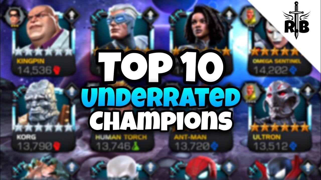 Top 10 Most Underrated Champions in Marvel Contest Of Champions