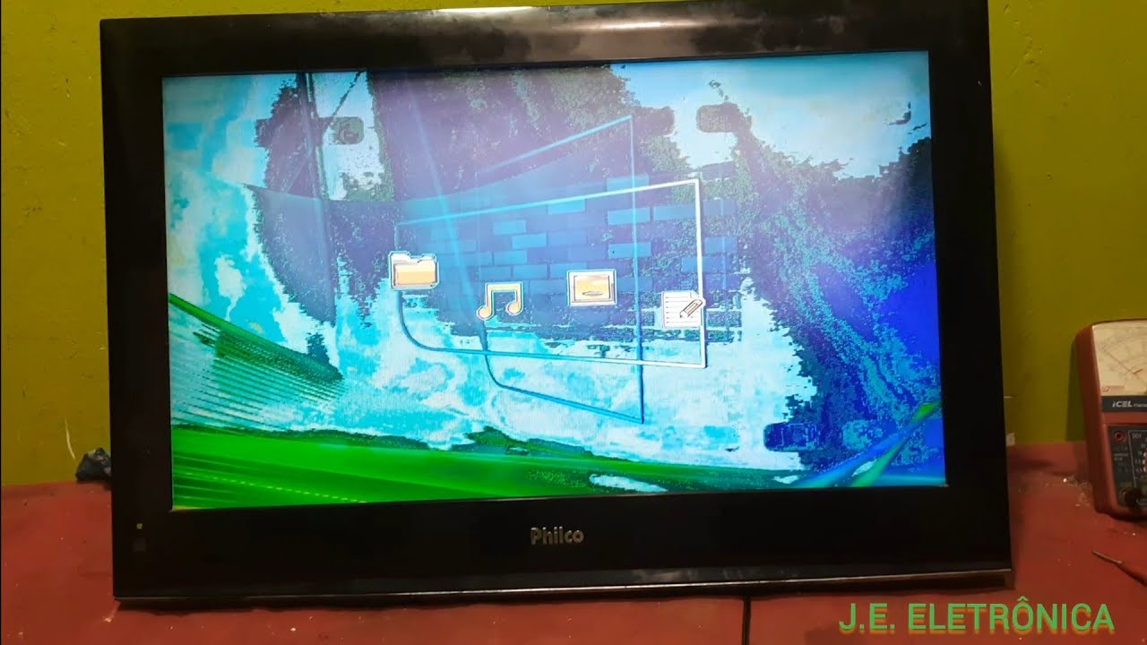 TV PHILCO PH24A LCD IMAGEM NEGATIVA (RESOLVIDO)