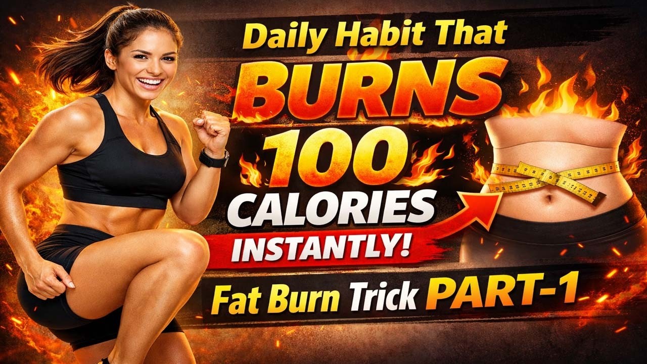 Daily Habit That Burns 100 Calories Instantly 🔥 | Fat Burn Trick PART-1 #beautytips