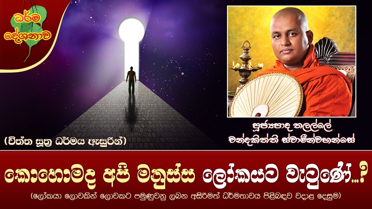 Ven Thalalle Chandakitthi Thero 2021-12-15 | 10:00AM (කොහොමද අපි මනුස්ස ලෝකයට වැටුණේ?) චිත්ත සූත්‍රය