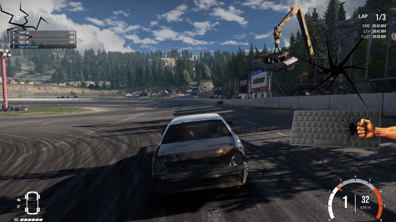 Playing wreckfest 2 on pc (Early Access)