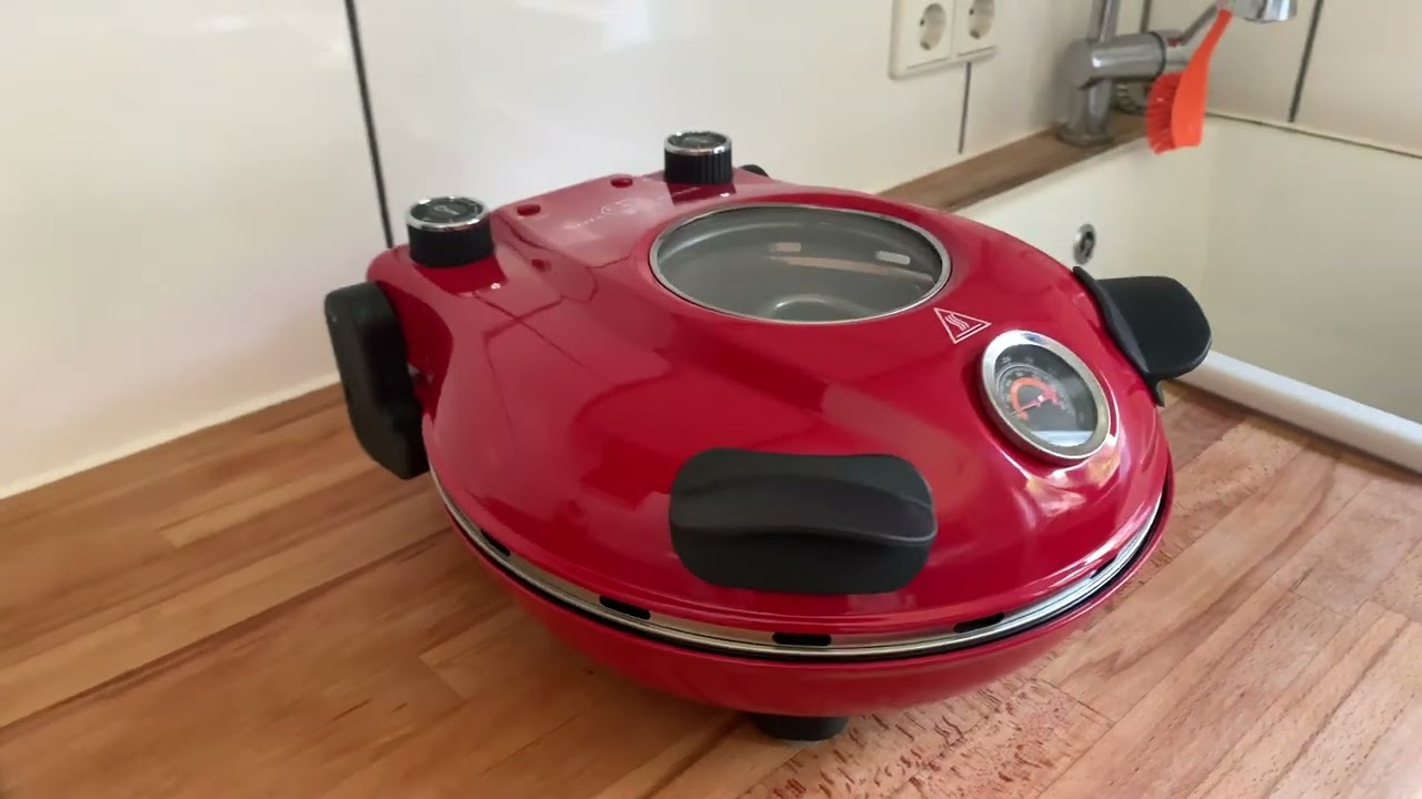 Klaif Pizzaofen Pizza Maker Steinofen mit Ober- und Unterhitze  - Unterwegs mobil elektrisch Grillen