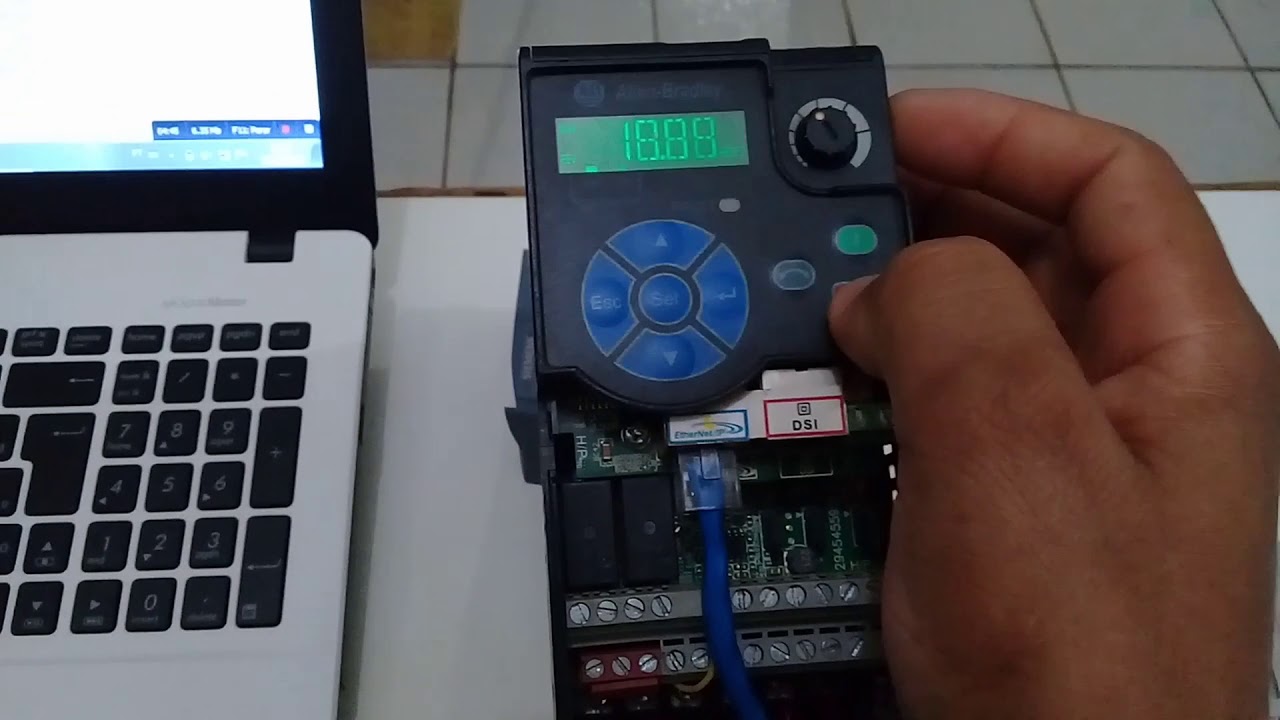 PowerFlex525 via rede Ethernet/IP