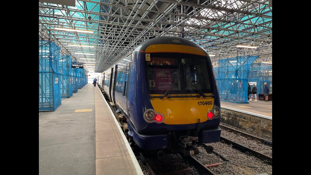 Northern 170 Trains - Hull to Scarborough Rail Ride