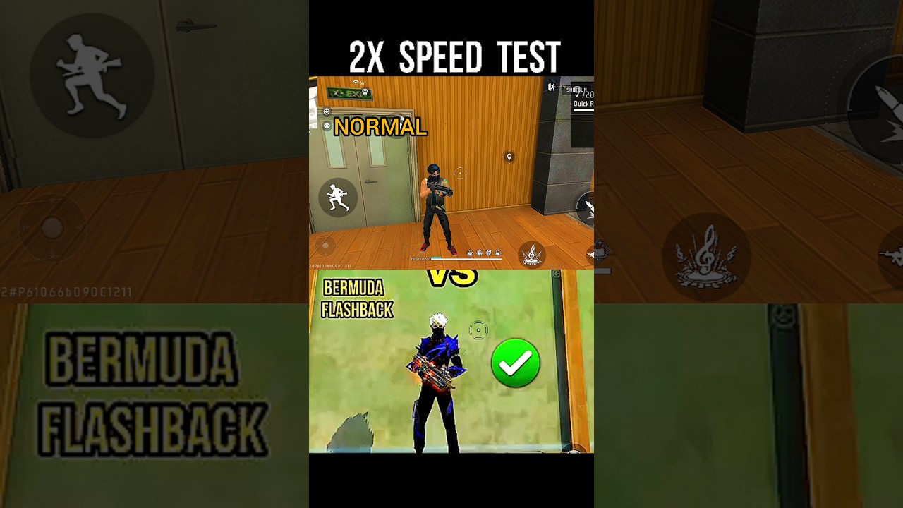 2x Speed VS Normal 🔥 Trogon Bermuda Flashback | Nostalgic Ring Event #freefire #tggamer_403#gaming