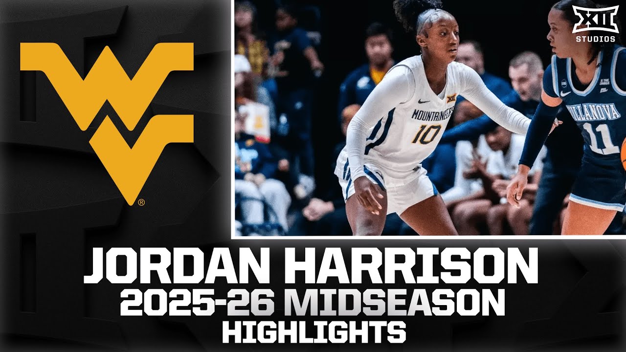 West Virginia's Jordan Harrison Midseason Highlights | 2025-26 Big 12 Women's Basketball