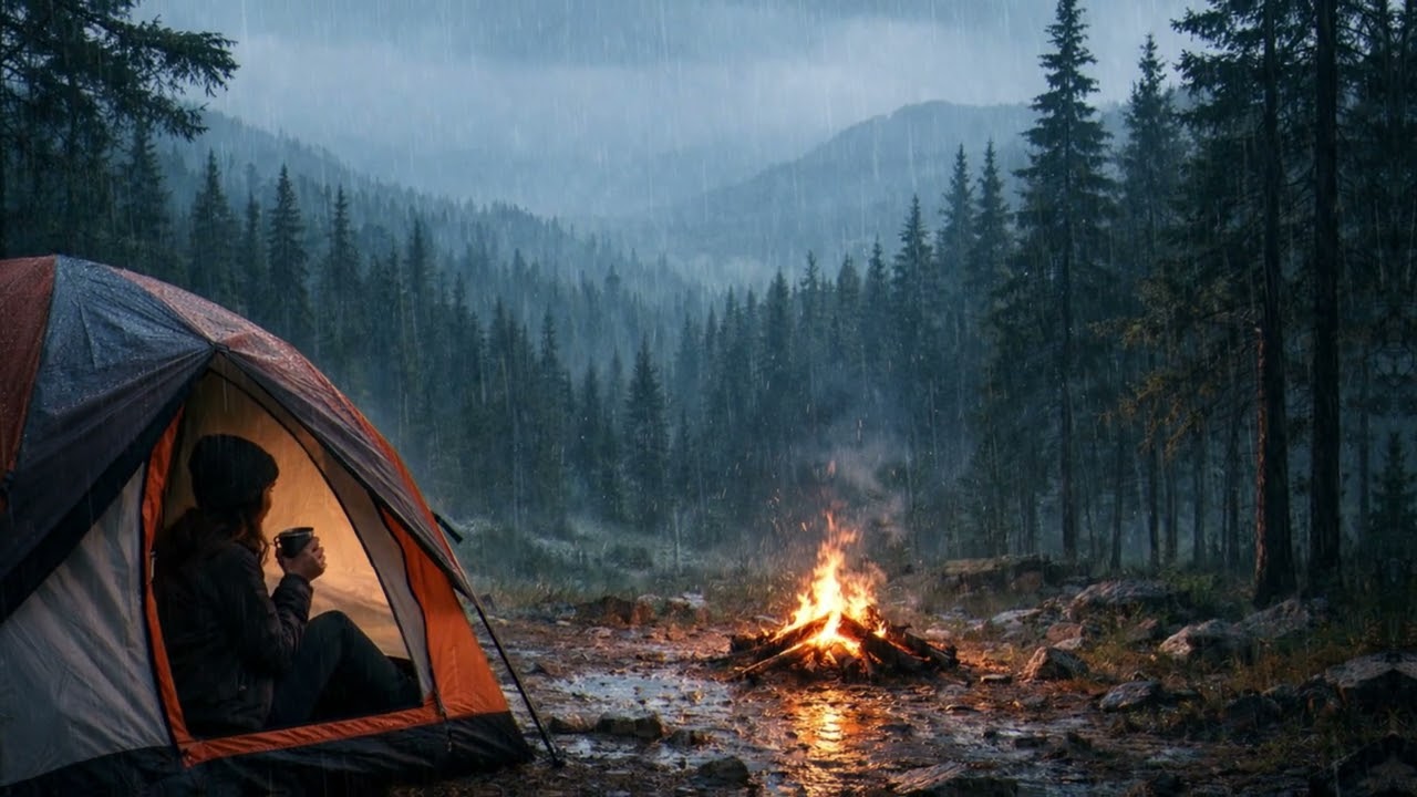 Rain Sounds For Sleeping - Instantly Fall Asleep With Rain - White Noise for Sleep