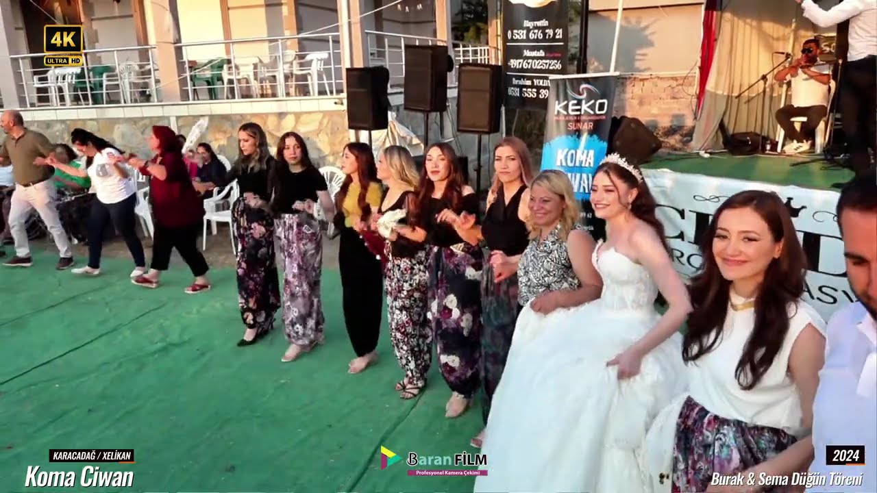 Burak & Sema Düğün Töreni Koma Ciwan 1 Karacadağ / Xelikan / 2024