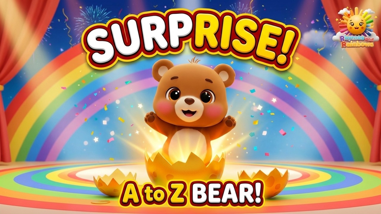 ABC Surprise Eggs 🥚 Learn Alphabet A to Z with Animals | Kids Learning Video