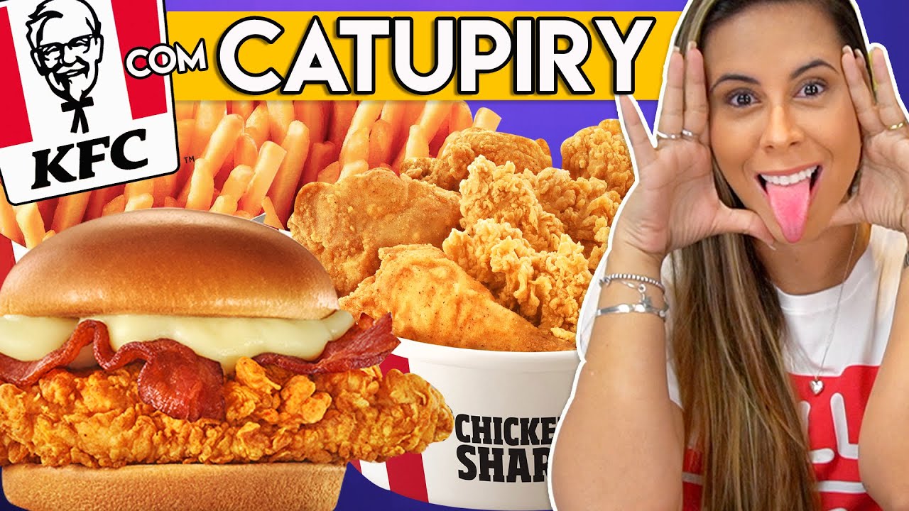 Novo KFC com Catupiry 🥓 Gran Catupiry Bacon e Gran Barbecue Bacon