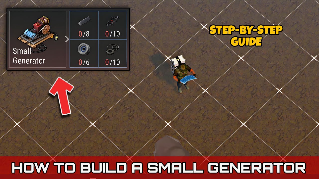 STEP-BY-STEP GUIDE ON HOW TO BUILD A SMALL GENERATOR!! | SETTLEMENT | Last Day on Earth: Survival
