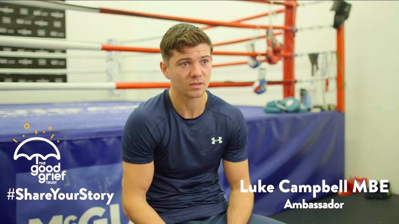 Luke Campbell, The Good Grief Trust Ambassador