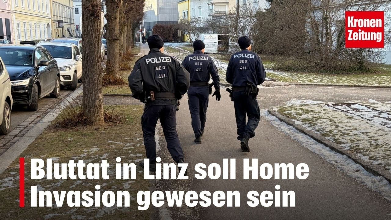 Bluttat in Linz soll Home Invasion gewesen sein | krone.tv NEWS