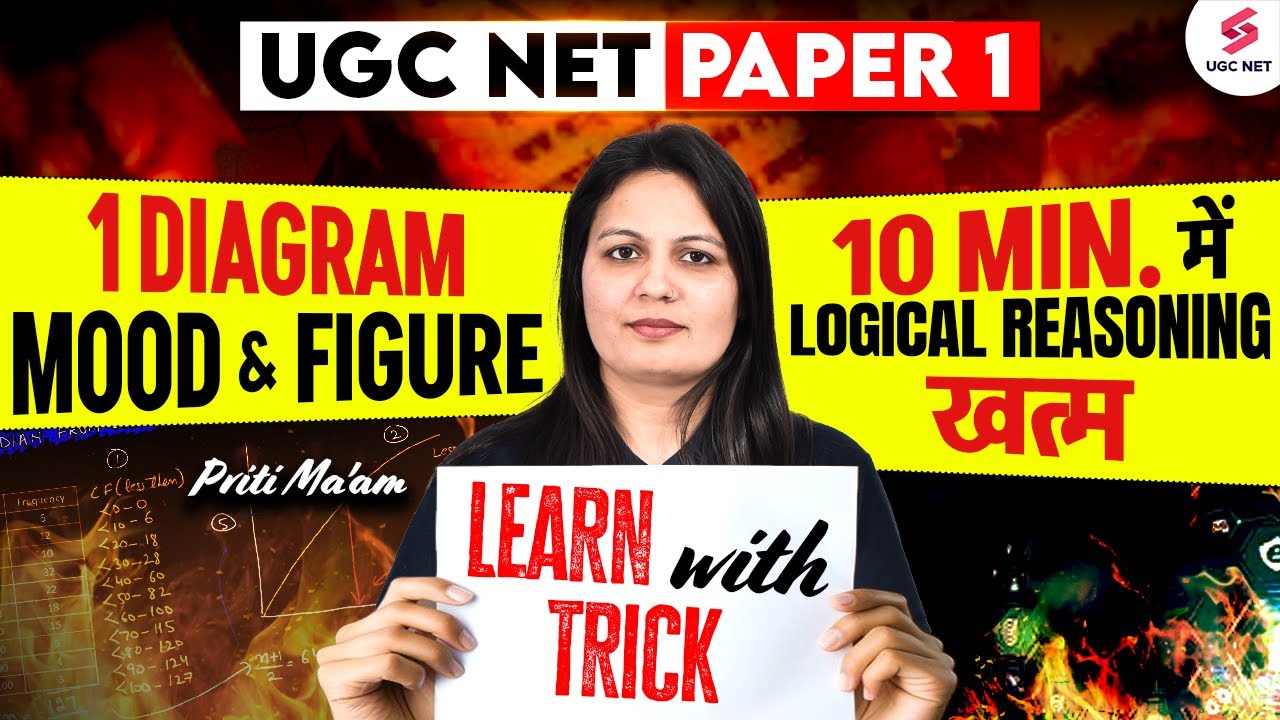 Logical Reasoning UGC NET Paper 1| Mood & Figure In 10 Mins | UGC NET Paper 1 LR By Priti Ma'am