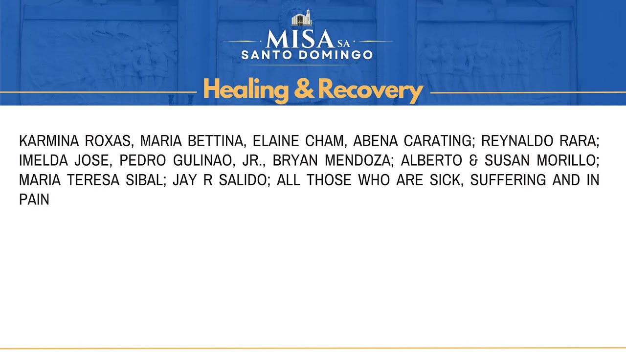 #MISAsaSantoDomingo: March 11, 2026 | Wednesday of the Third Week in Lent