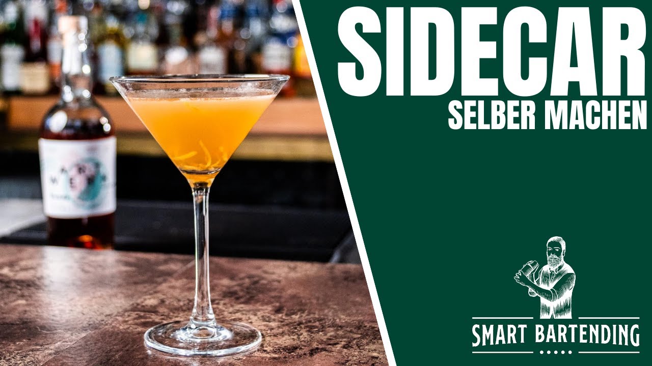 Sidecar 🍋 I Brandy Cocktail selber machen I SmartBartending