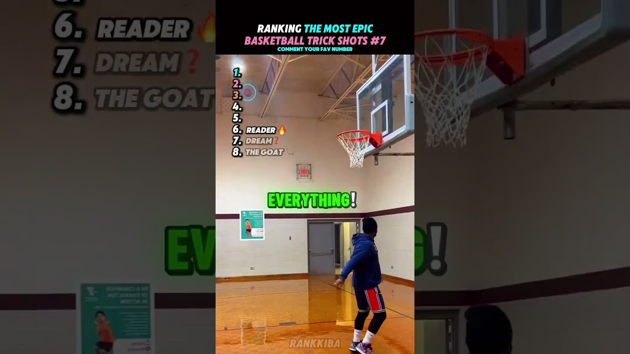 Ranking The Most Epic Basketball Trick Shots Part 7🤩😍🏀
