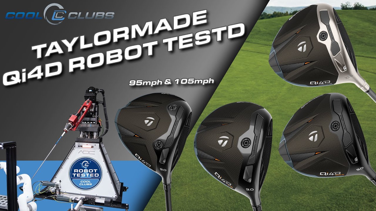 Taylormade Qi4D Drivers Head-to-Head | Robot Testing Results