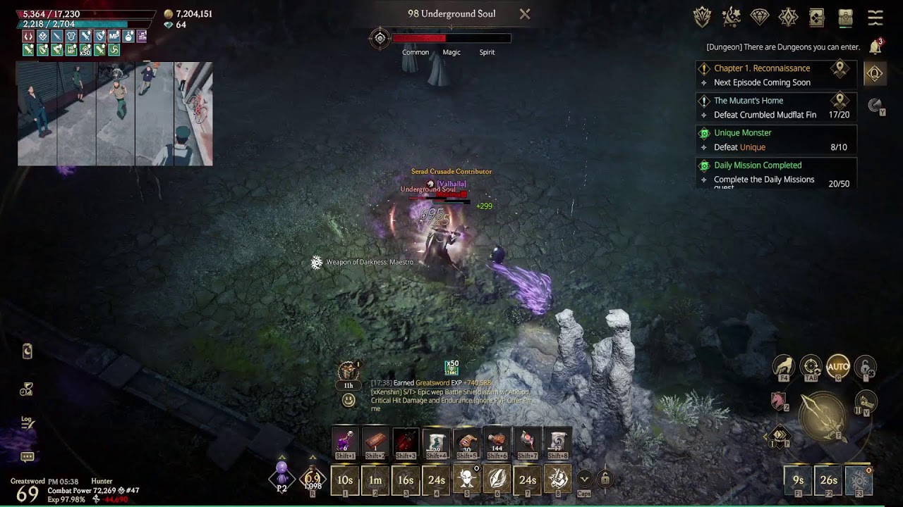 Lord Nine Sea: Y5 Server | Day 4 as a Great Sword Class