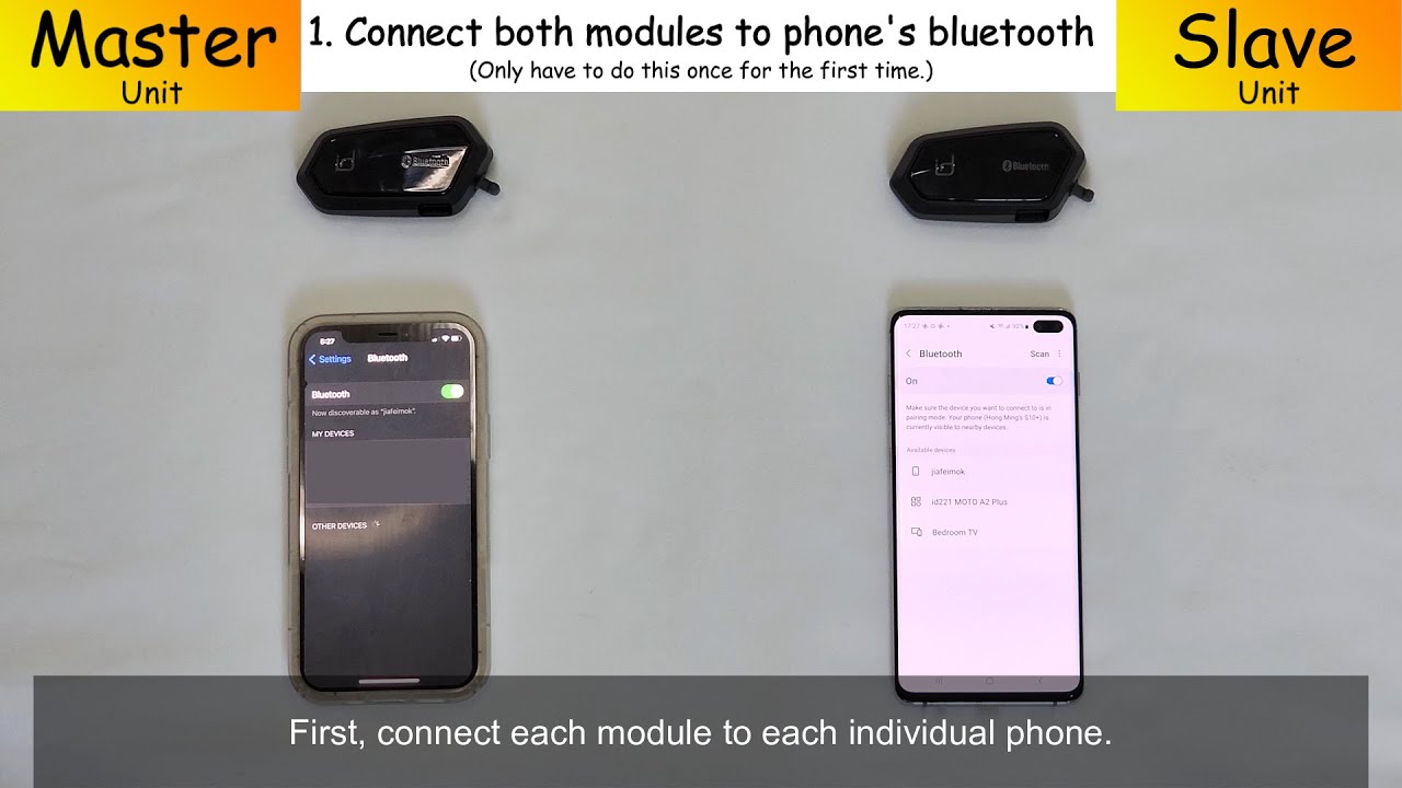 id221 MOTO A2 Plus Pairing and Intercom Set Up Tutorial
