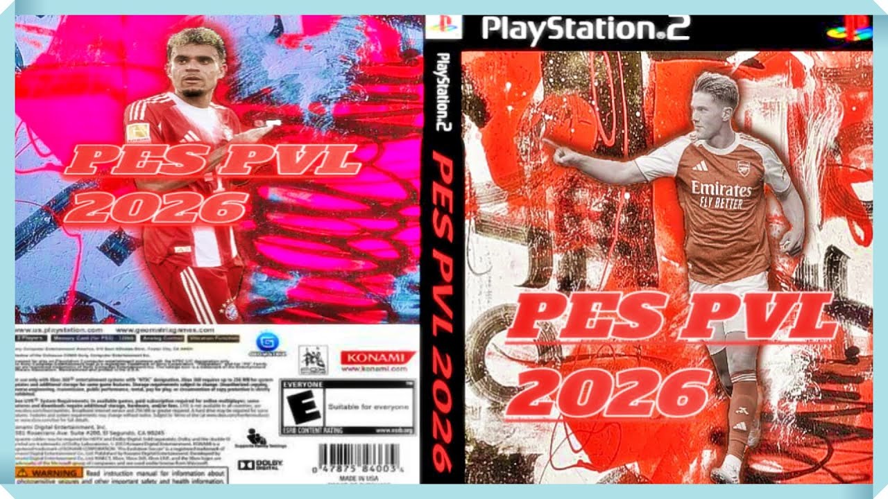PES PVL 2026 PARA PS2 100% ATUALIZADO BRASILEIR&Atilde;O A,B TIMES EUROPEUS AETHERSX2, PCSX2, PS2 E OPL