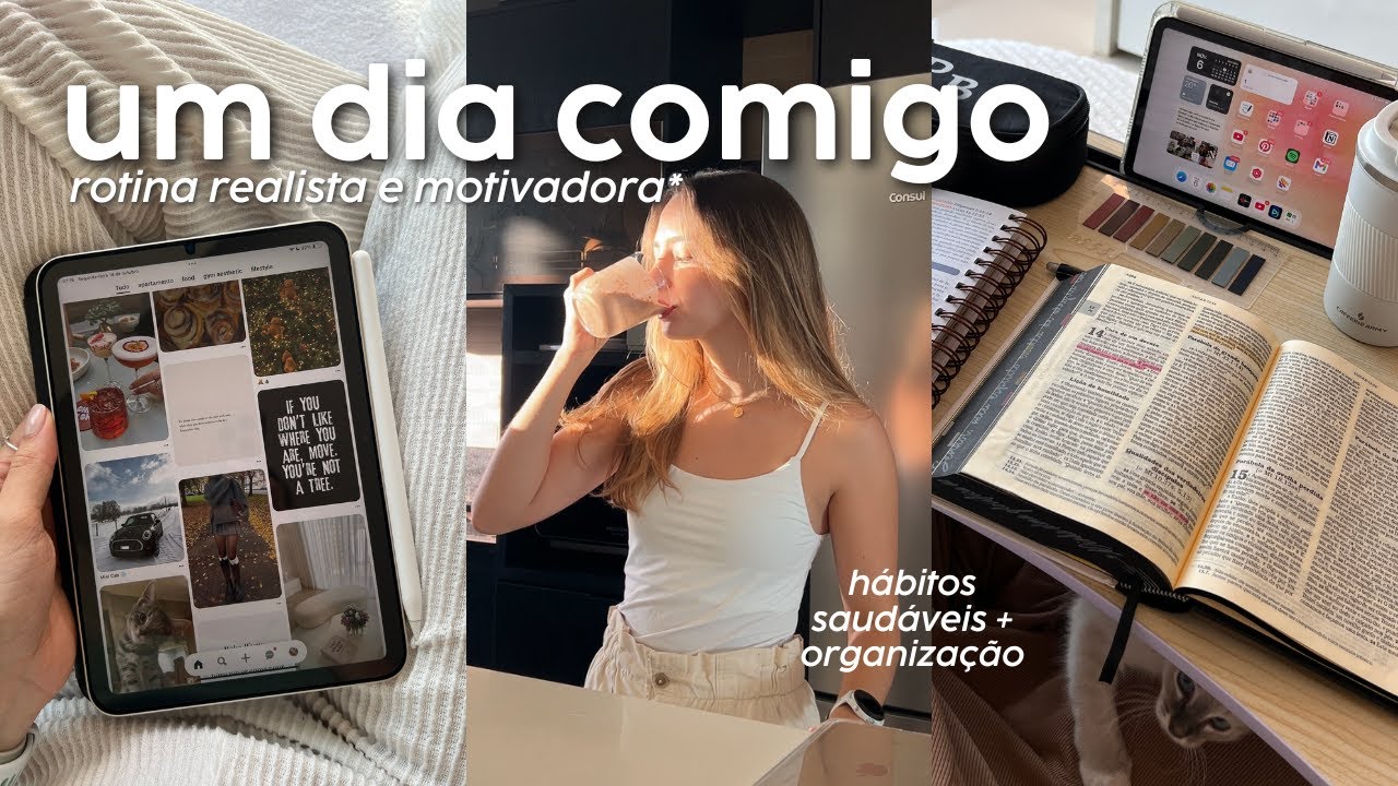 UM DIA REALISTA COMIGO | hábitos, rotina produtiva, organização do apto...