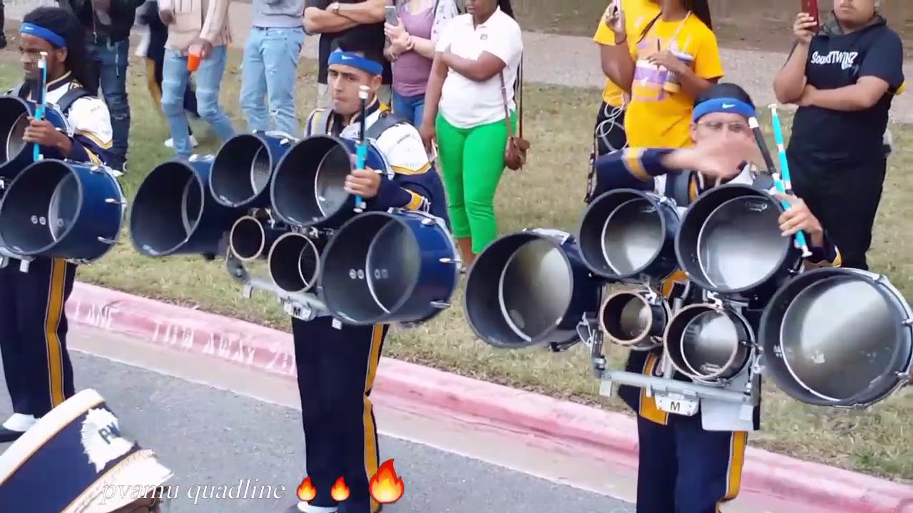 pvamu drumline QUAD SECTION