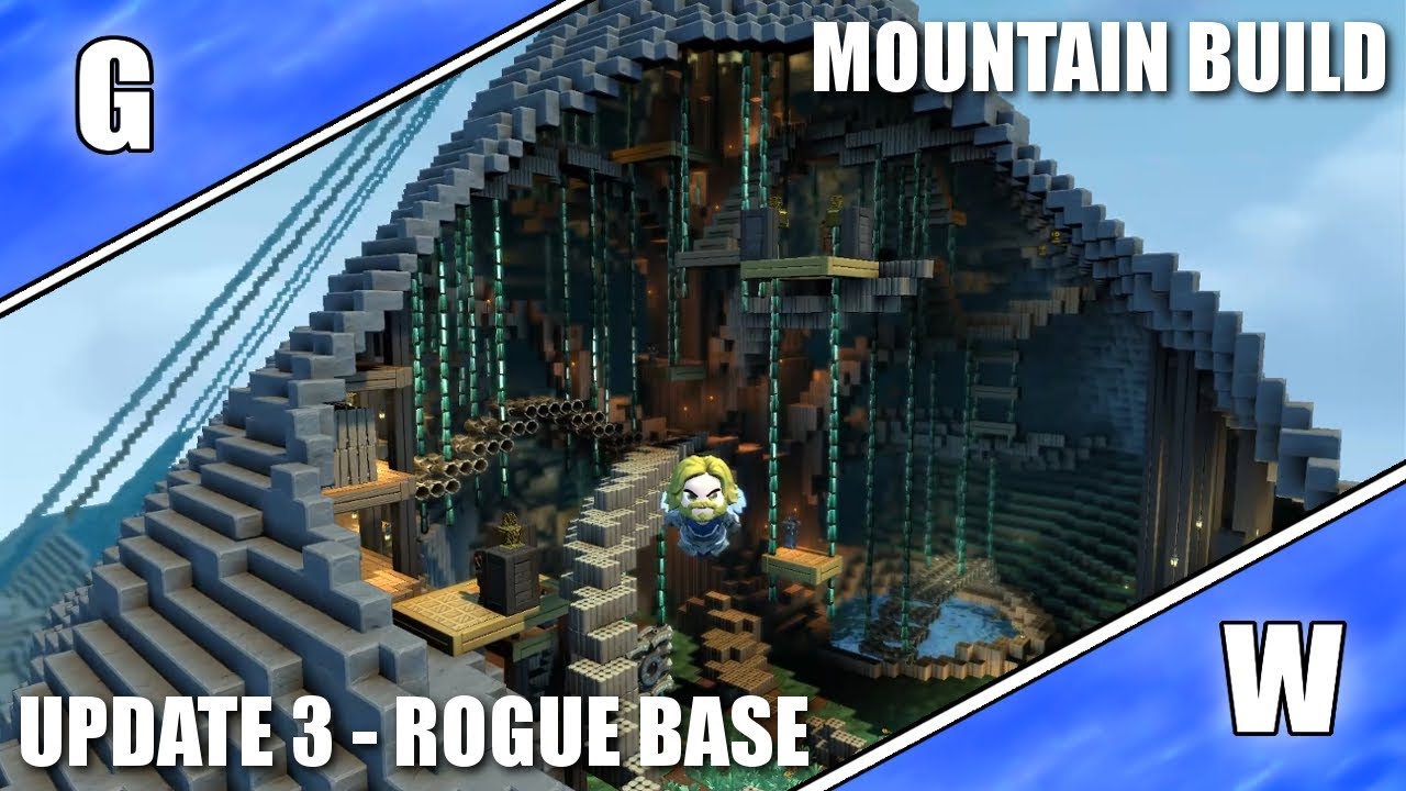 Mountain Build Update 3!!! - TREE FORT ROGUE CAMP!!! - Portal Knights 1.5.2