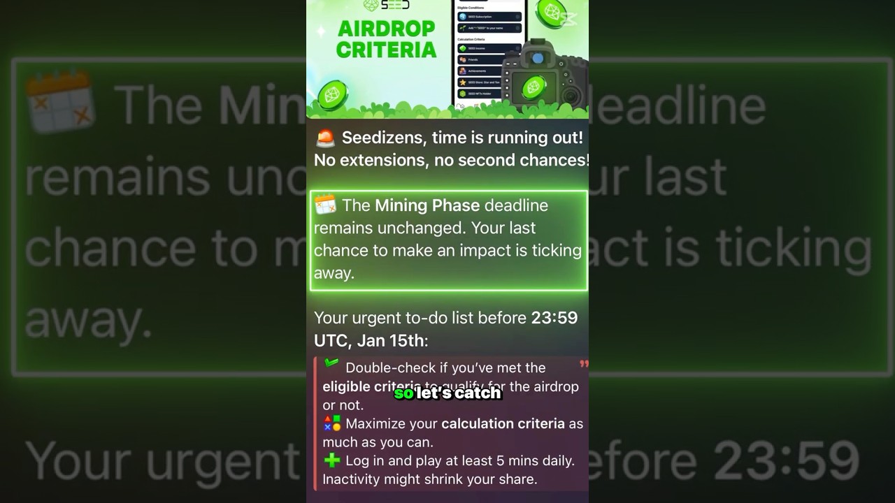 How to complete all airdrop criteria for SEED Airdrop | Pro Tips Series